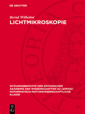 cover image of Lichtmikroskopie